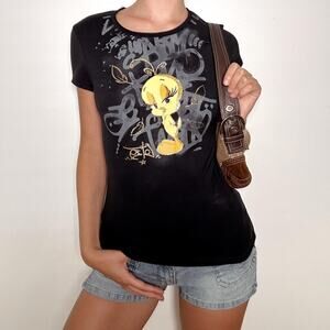 Lot 29 grunge tweety bird tee